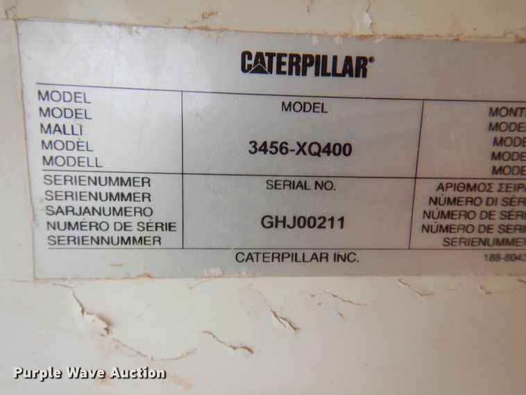 image for item DK2269 2003 Caterpillar 3456-XQ400  generator