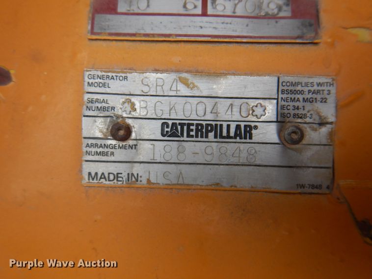 image for item DK2269 2003 Caterpillar 3456-XQ400  generator