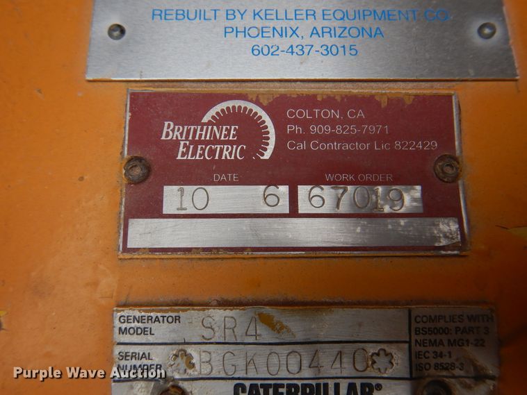 image for item DK2269 2003 Caterpillar 3456-XQ400  generator