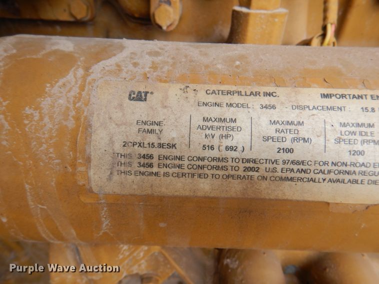 image for item DK2269 2003 Caterpillar 3456-XQ400  generator