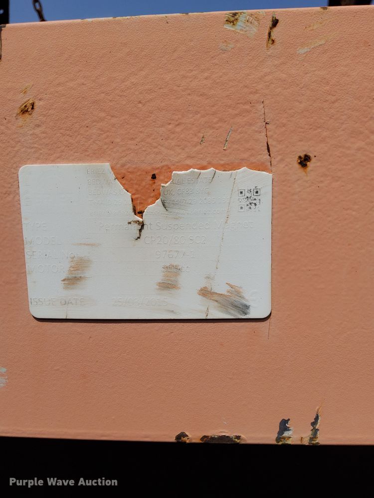 image for item DK2271 2015 Eriez CP20/80SC2  magnet