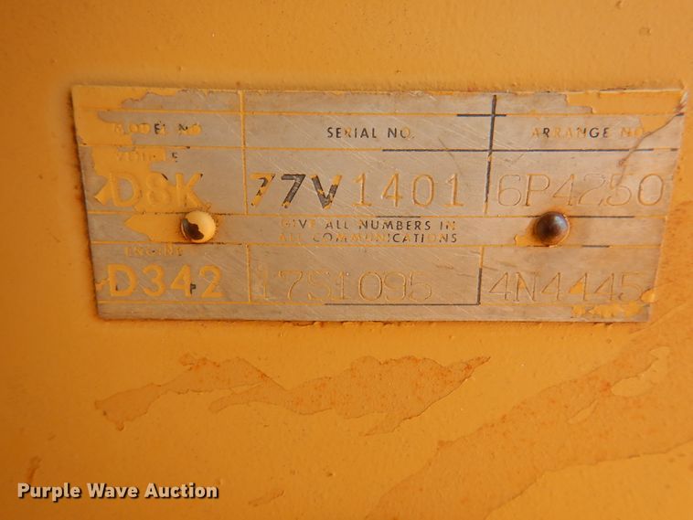 image for item DK2278 1974 Caterpillar D8K  dozer