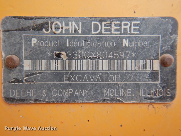 image for item DK2424 2005 John Deere 330C LC  excavator