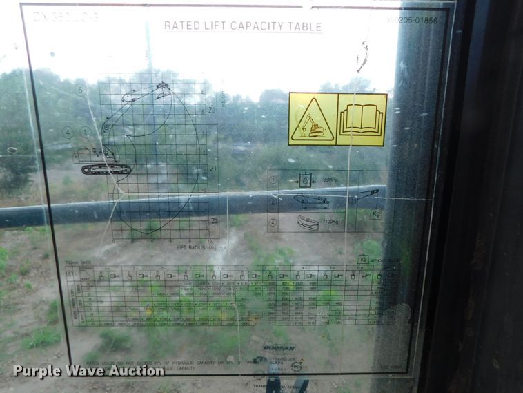 image for item DK8662 2013 Doosan DX350LC-3  excavator