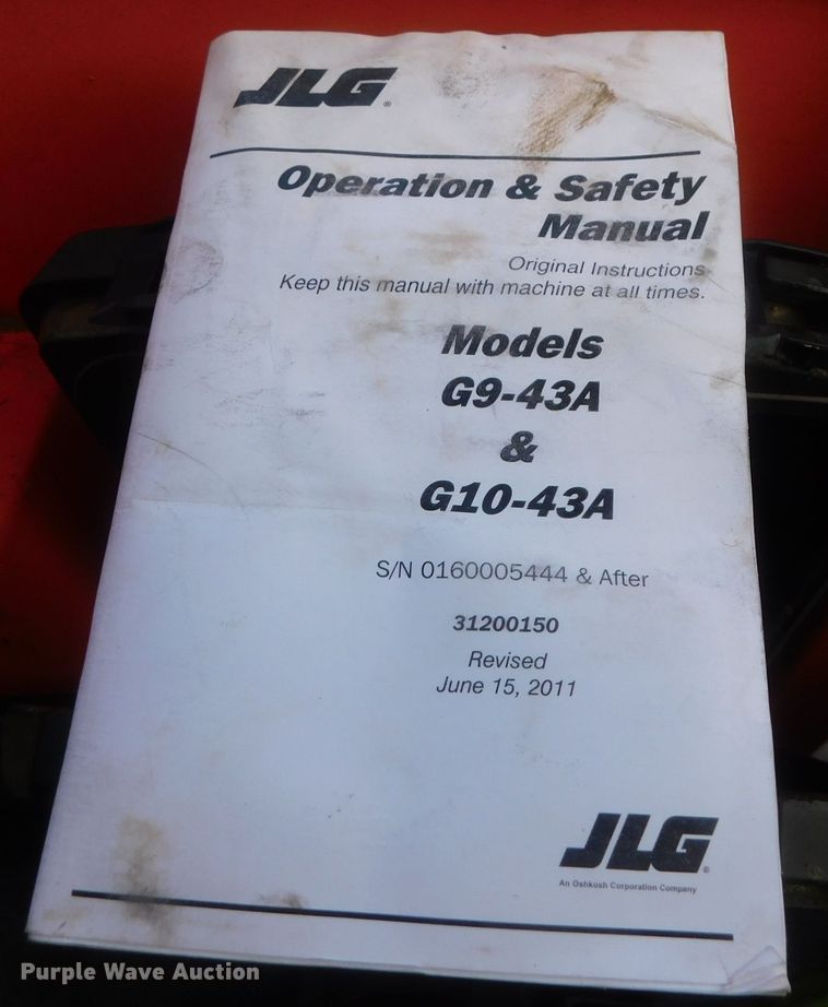 image for item DK8663 2007 JLG G9-43A  telehandler