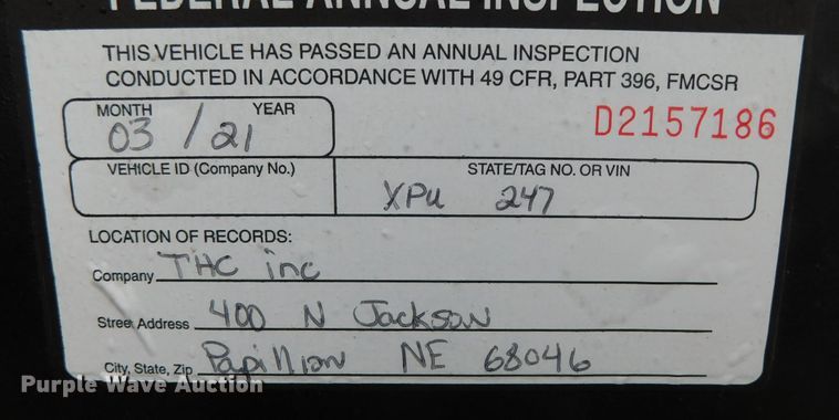 image for item DK8664 1999 Felling PE162  utility trailer