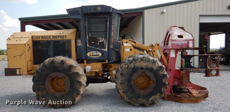 image for item DL0568 2005 Timberking TK340  feller buncher