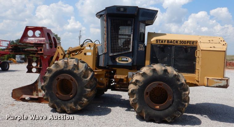 image for item DL0568 2005 Timberking TK340  feller buncher
