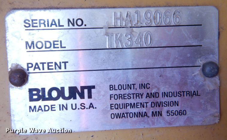 image for item DL0568 2005 Timberking TK340  feller buncher