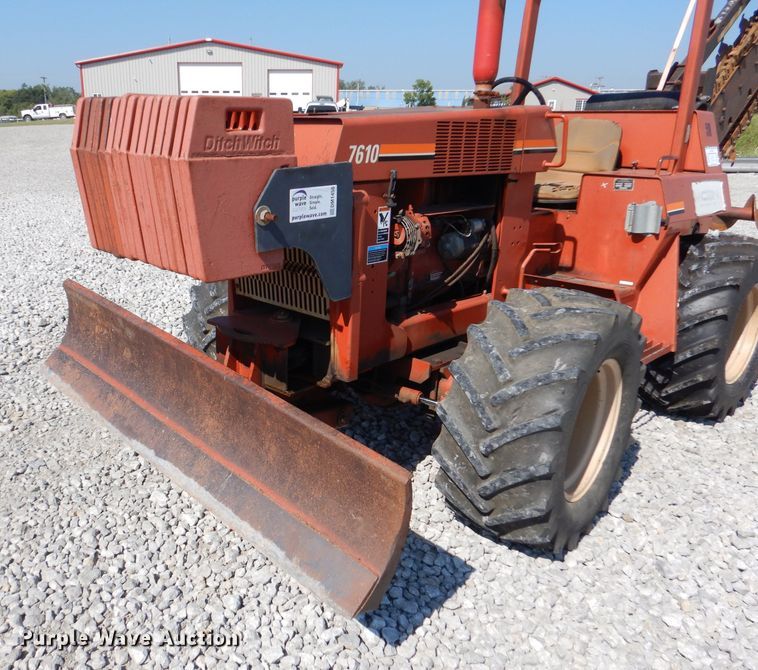 image for item DM1450 1998 Ditch Witch 7610  trencher