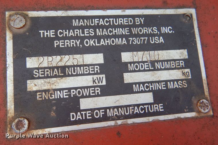 image for item DM1450 1998 Ditch Witch 7610  trencher