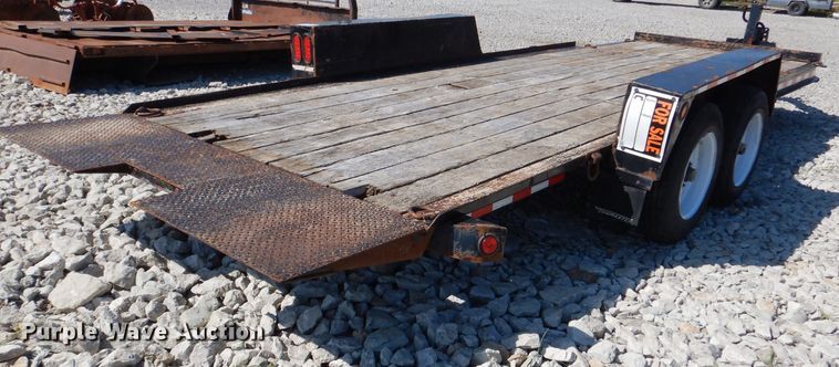 image for item DM1454 2015 Towmaster T-14TD  tilt deck equipment trailer