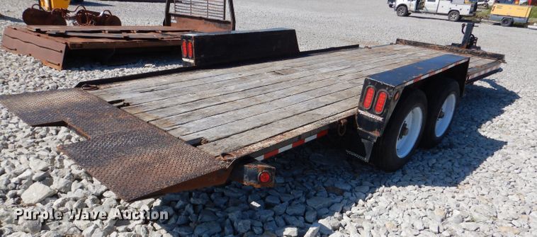 image for item DM1454 2015 Towmaster T-14TD  tilt deck equipment trailer