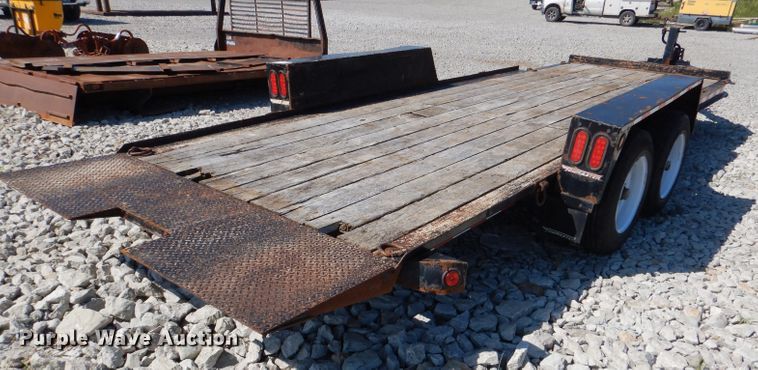 image for item DM1454 2015 Towmaster T-14TD  tilt deck equipment trailer