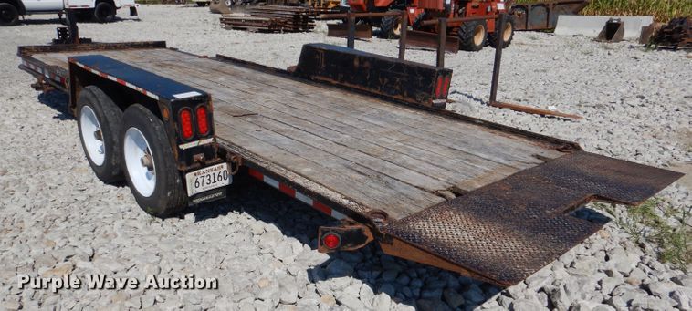 image for item DM1454 2015 Towmaster T-14TD  tilt deck equipment trailer