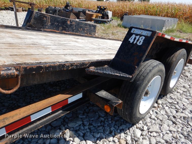 image for item DM1454 2015 Towmaster T-14TD  tilt deck equipment trailer