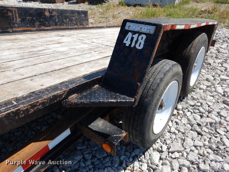image for item DM1454 2015 Towmaster T-14TD  tilt deck equipment trailer