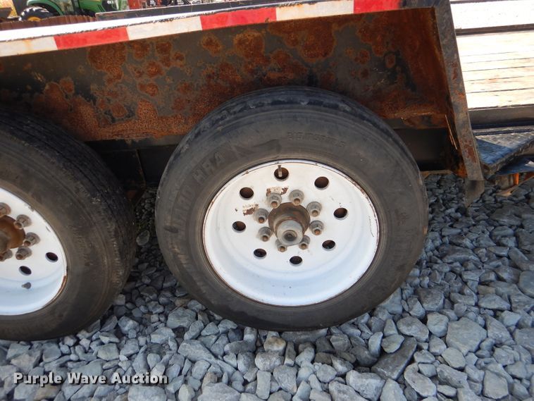 image for item DM1454 2015 Towmaster T-14TD  tilt deck equipment trailer