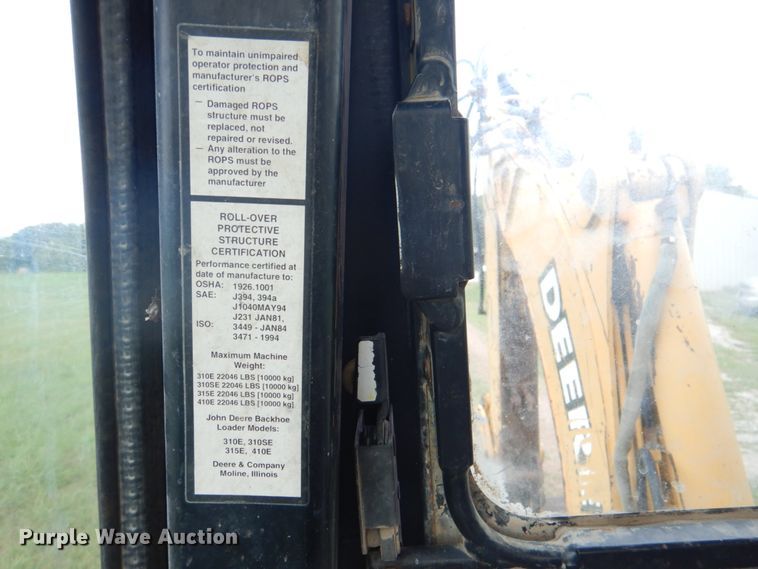 image for item DM3967 1997 John Deere 310E  backhoe