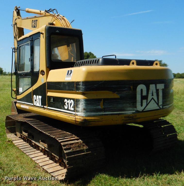 image for item DM3987 1994 Caterpillar 312  mini excavator