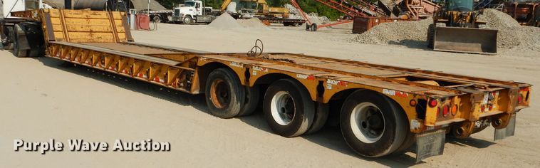 image for item DM4334 2008 Load King 403-4 DFPR  lowboy equipment trailer
