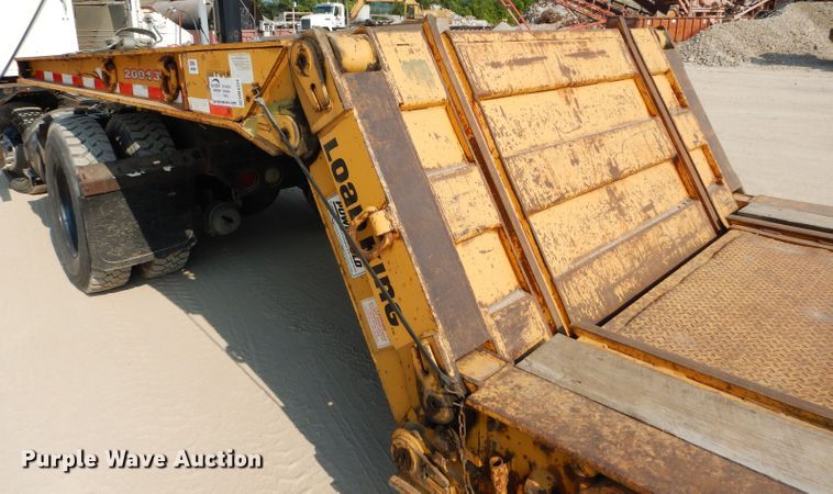 image for item DM4334 2008 Load King 403-4 DFPR  lowboy equipment trailer