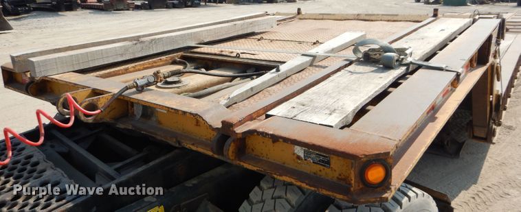 image for item DM4334 2008 Load King 403-4 DFPR  lowboy equipment trailer