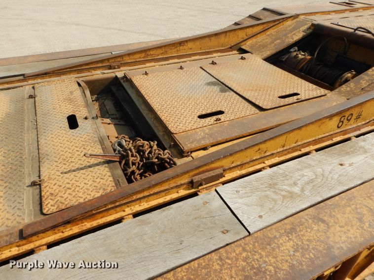 image for item DM4334 2008 Load King 403-4 DFPR  lowboy equipment trailer