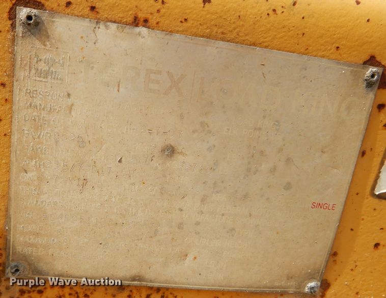 image for item DM4334 2008 Load King 403-4 DFPR  lowboy equipment trailer