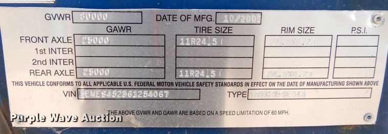image for item DM4335 2005 Steco SE045  ejection trailer