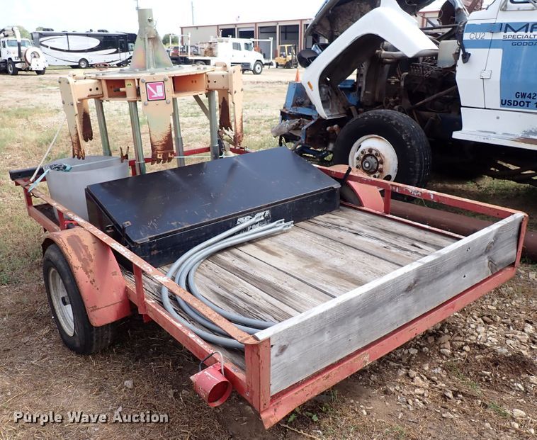image for item DM5009 Shop built utility trailer