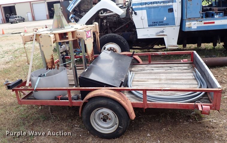 image for item DM5009 Shop built utility trailer
