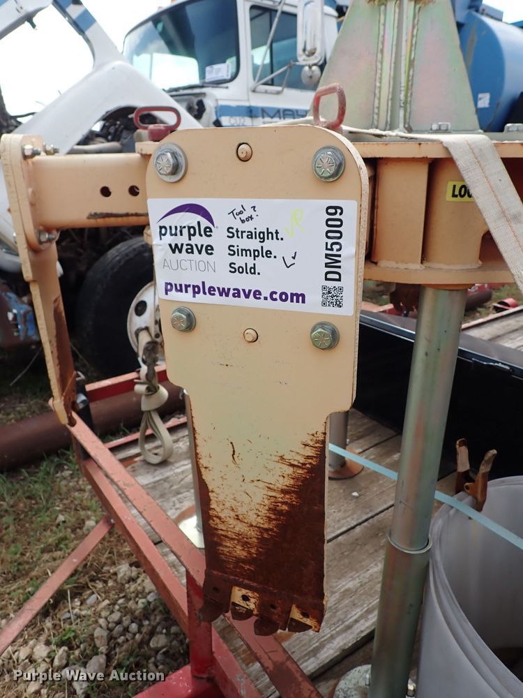 image for item DM5009 Shop built utility trailer