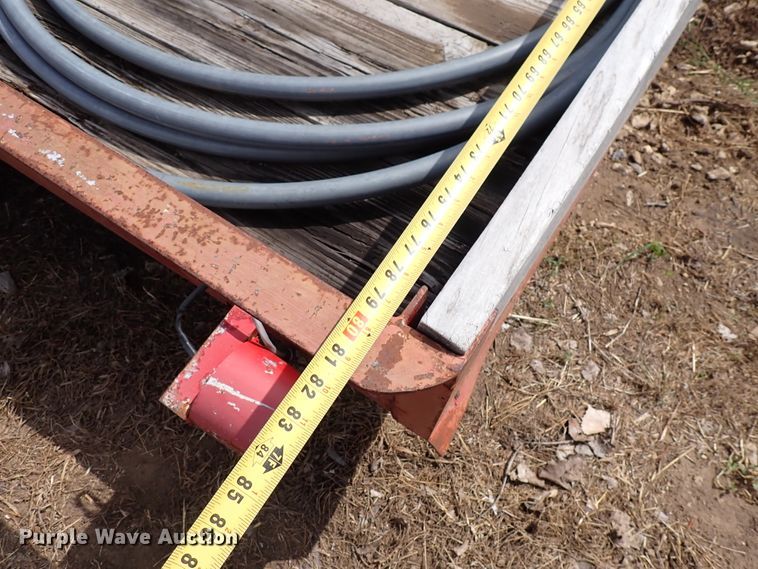 image for item DM5009 Shop built utility trailer