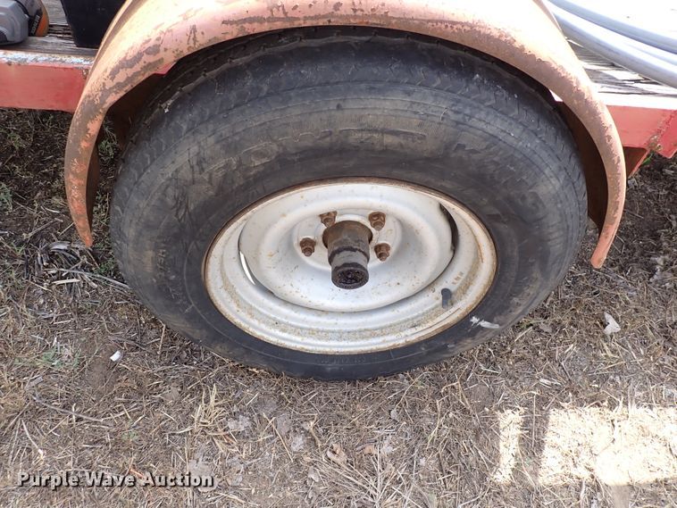 image for item DM5009 Shop built utility trailer