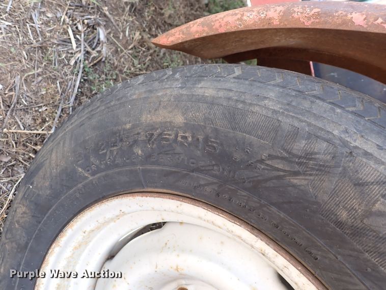 image for item DM5009 Shop built utility trailer