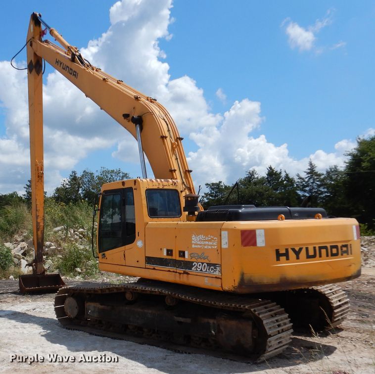 image for item DM6411 2004 Hyundai Robex 290-LC-7  long reach excavator