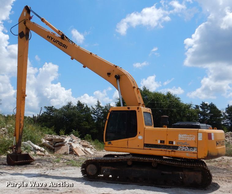 image for item DM6411 2004 Hyundai Robex 290-LC-7  long reach excavator