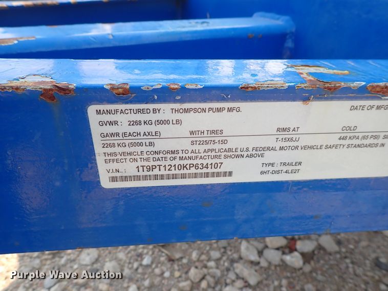 image for item DN2003 2019 Thompson 6HT-DIST-4LE2T  pump