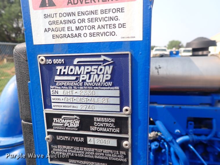 image for item DN2003 2019 Thompson 6HT-DIST-4LE2T  pump