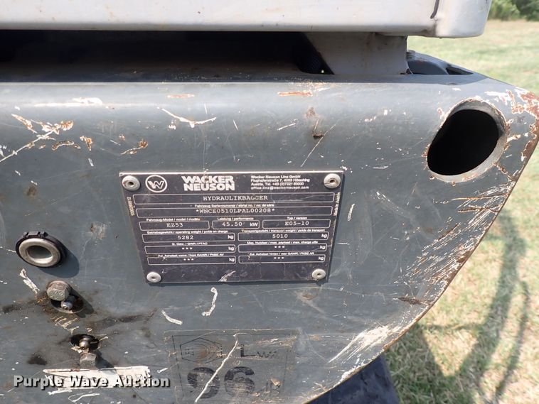 image for item DN2005 Wacker Neuson EZ53  mini excavator