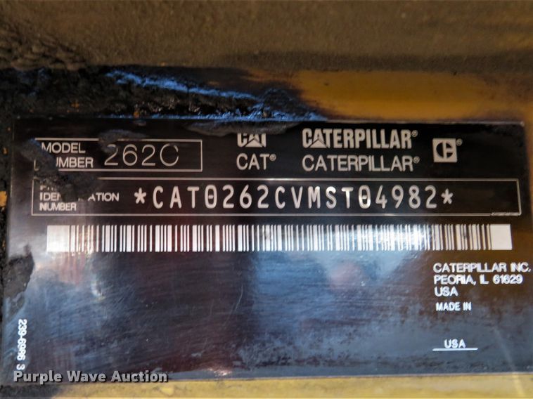 image for item FP9366 2012 Caterpillar 262C  skid steer loader