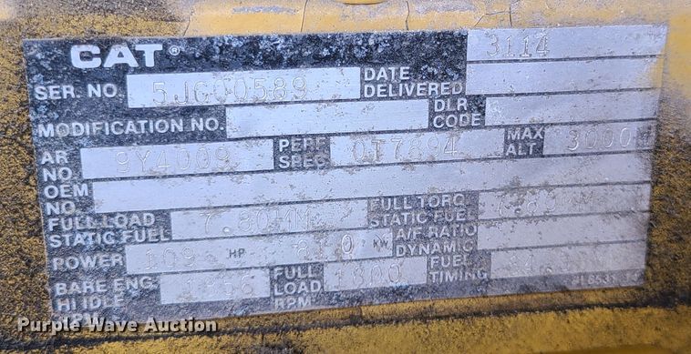 image for item IC9883 Caterpillar SR4  generator