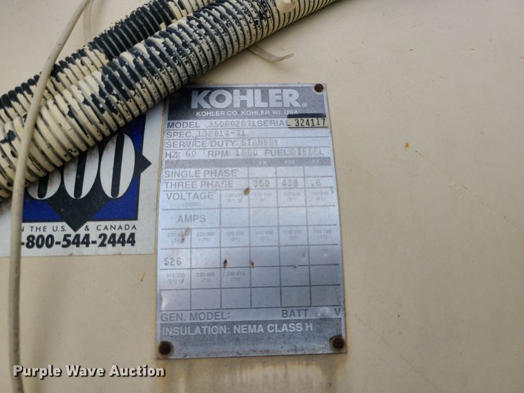 image for item IC9884 Kohler  generator