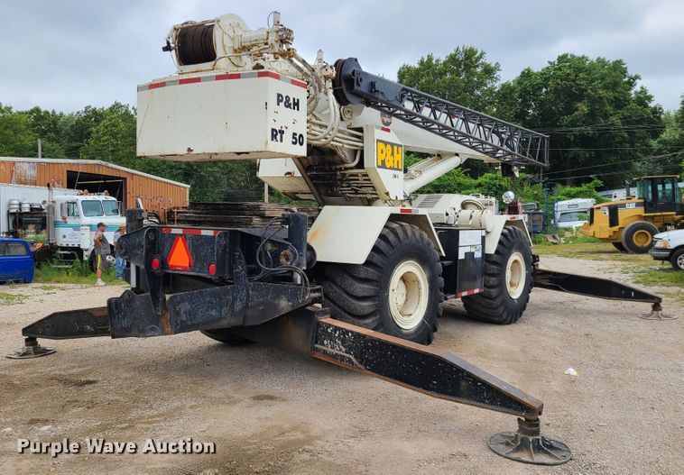 image for item IC9893 P&H RT50  crane