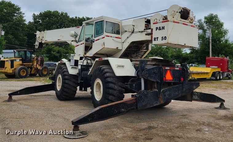 image for item IC9893 P&H RT50  crane