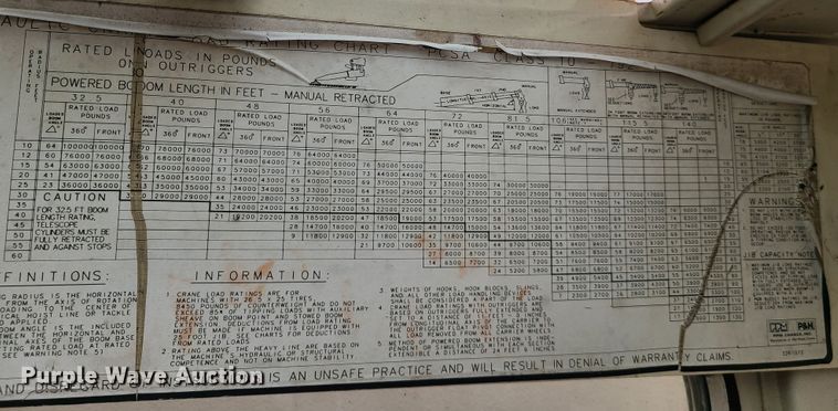 image for item IC9893 P&H RT50  crane