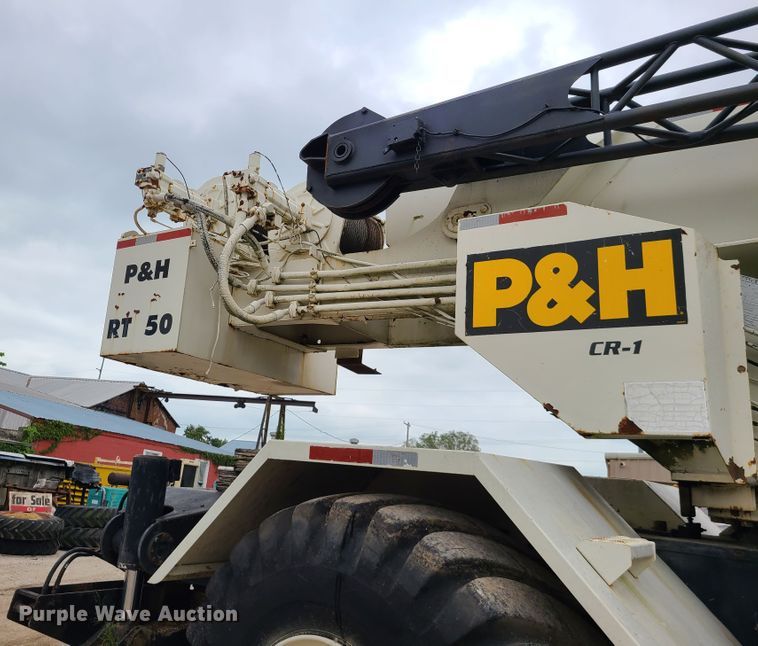 image for item IC9893 P&H RT50  crane