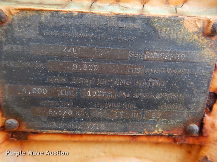 image for item IN9884 (4) Ingersoll Rand winches