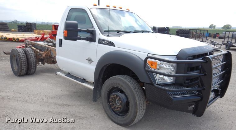 image for item IN9889 2015 Ford F550 Super Duty XL  truck cab and chassis